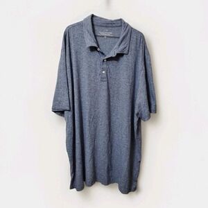 Vineyard Vines Shirt Mens 2XL Blue Striped‎ Edgartown Polo Short Sleeves